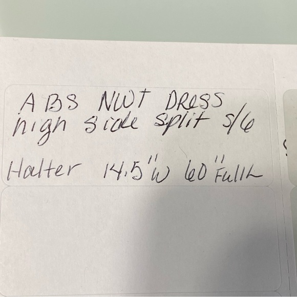 Allen Swartz NWT black evening, party, dinner gown open back high split sz 6 - Picture 13 of 14